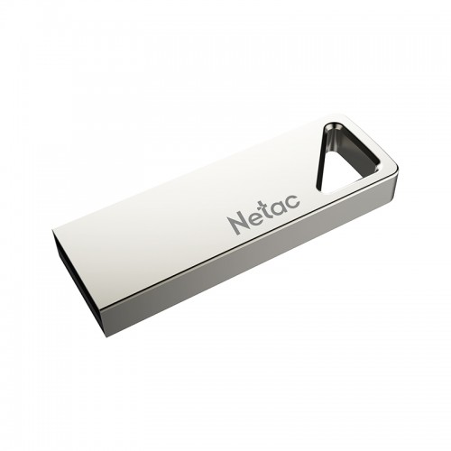 Флеш-накопитель 16Gb Netac U326, USB 2.0, металл, серебряный